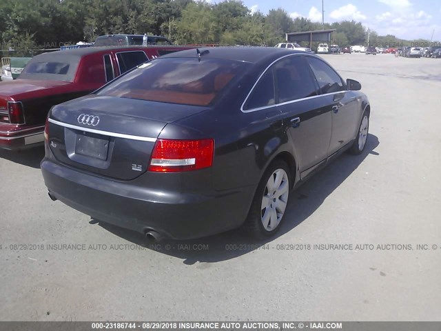 WAUDG74F55N090614 - 2005 AUDI A6 3.2 QUATTRO BLACK photo 4