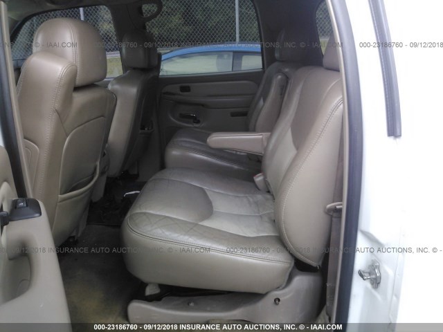 1GKFK66U56J145866 - 2006 GMC YUKON XL DENALI WHITE photo 8