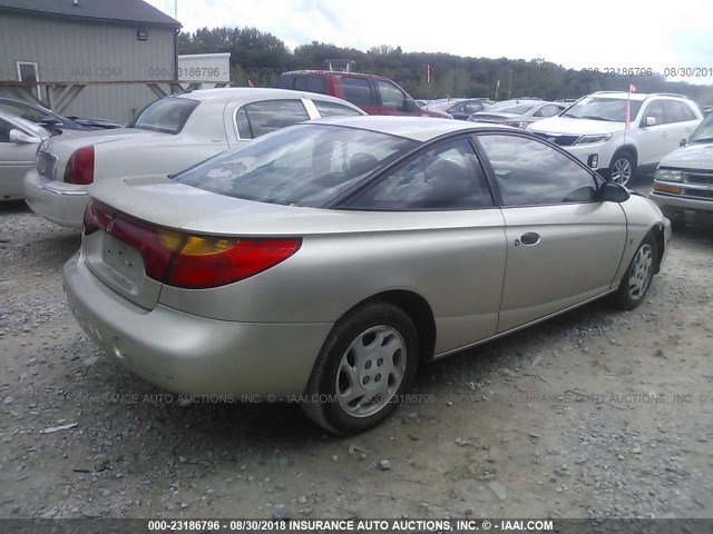 1G8ZN128X1Z276596 - 2001 SATURN SC1 Champagne photo 4