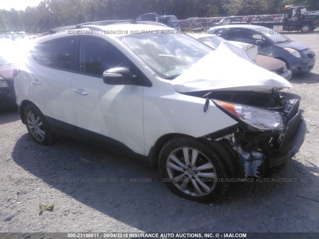 KM8JUCAC5DU607587 - 2013 HYUNDAI TUCSON GLS/LIMITED 白色 照片 1