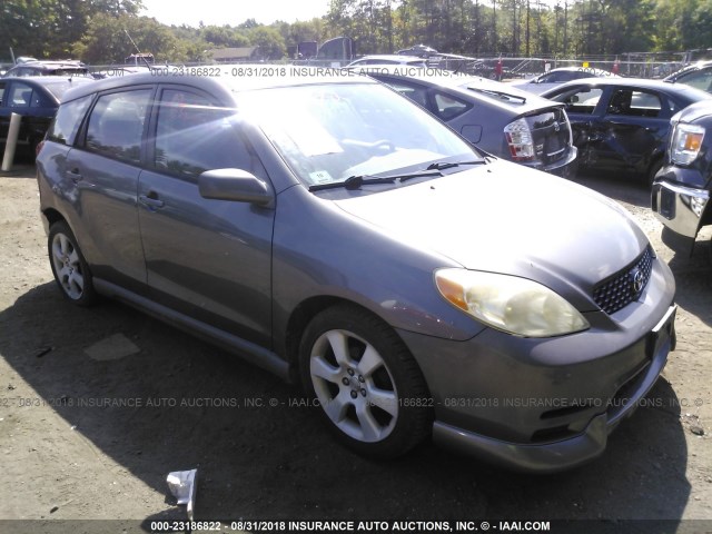 2T1KR32E94C172094 - 2004 TOYOTA COROLLA MATRIX XR GRAY photo 1