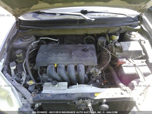 2T1KR32E94C172094 - 2004 TOYOTA COROLLA MATRIX XR GRAY photo 10