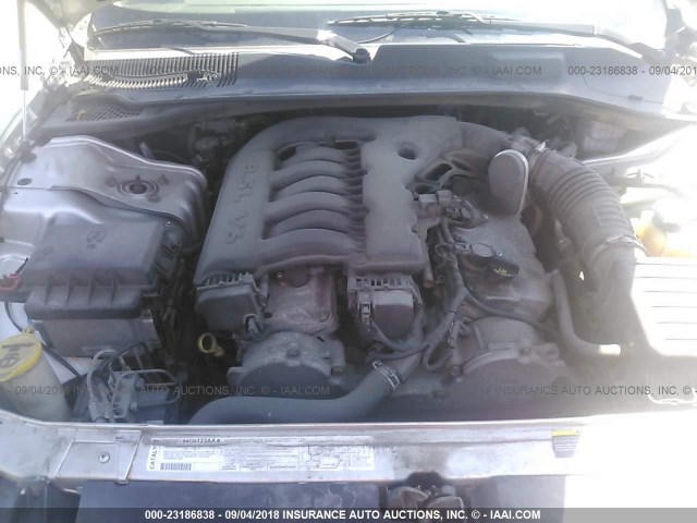 2C3KA53G16H411220 - 2006 CHRYSLER 300 TOURING SILVER photo 10