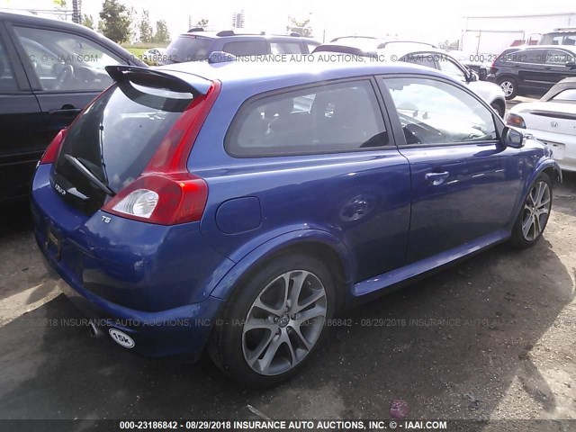 YV1MK672282058997 - 2008 VOLVO C30 T5 BLUE photo 4