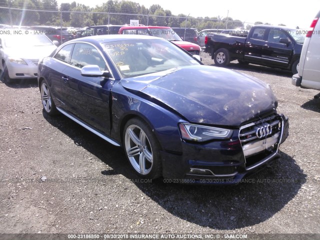 WAUCGAFR6DA030069 - 2013 AUDI S5 PREMIUM PLUS BLUE photo 1