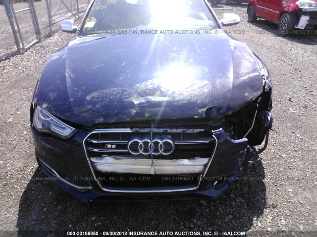 WAUCGAFR6DA030069 - 2013 AUDI S5 PREMIUM PLUS BLUE photo 6