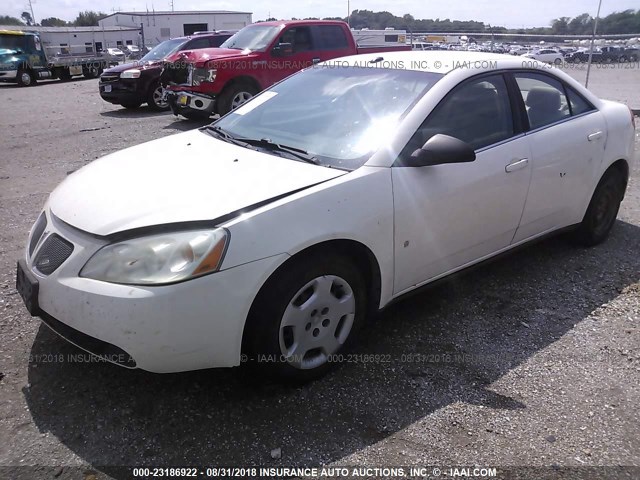 1G2ZF57B484147425 - 2008 PONTIAC G6 VALUE LEADER/BASE WHITE photo 2