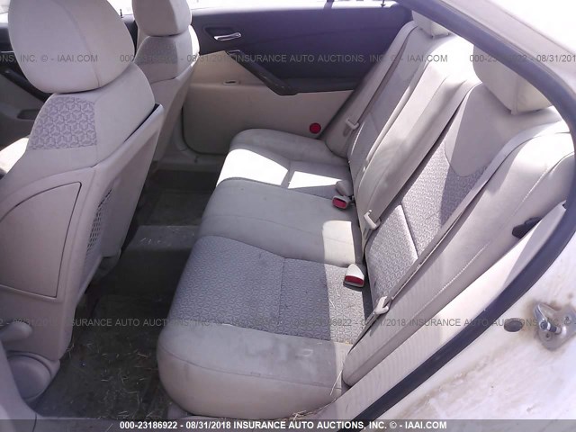 1G2ZF57B484147425 - 2008 PONTIAC G6 VALUE LEADER/BASE WHITE photo 8