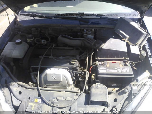 1FAFP34351W332726 - 2001 FORD FOCUS SE/SE SPORT BLUE photo 10