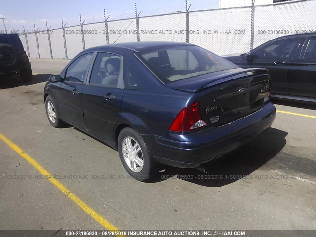 1FAFP34351W332726 - 2001 FORD FOCUS SE/SE SPORT BLUE photo 3