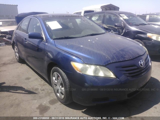 4T4BE46KX9R097838 - 2009 TOYOTA CAMRY SE/LE/XLE BLUE photo 1