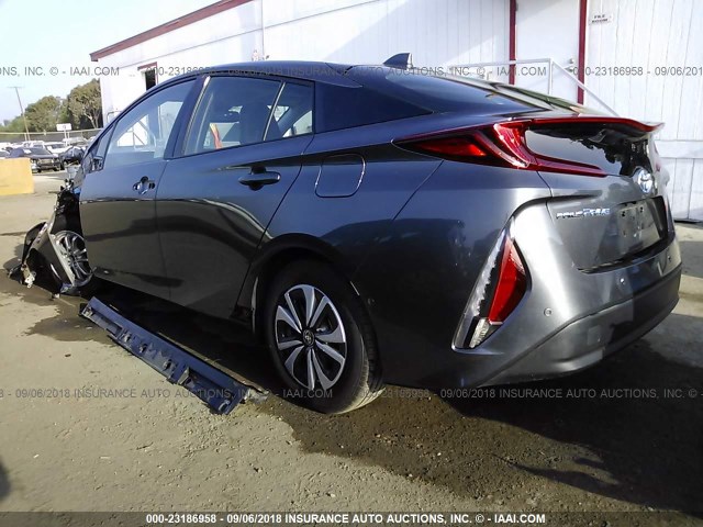 JTDKARFP0H3002923 - 2017 TOYOTA PRIUS PRIME  灰色 照片 3