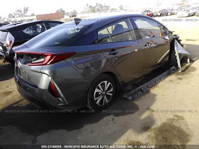 JTDKARFP0H3002923 - 2017 TOYOTA PRIUS PRIME  灰色 照片 4