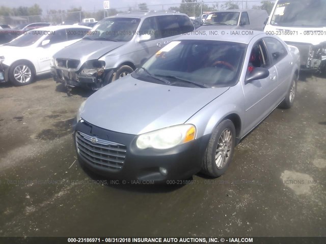 1C3EL56R65N526566 - 2005 CHRYSLER SEBRING TOURING SILVER photo 2