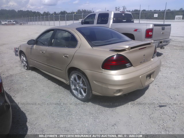 1G2NF52E14C200534 - 2004 PONTIAC GRAND AM SE1 TAN photo 3