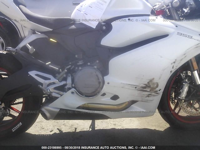 ZDM14B1W1JB007329 - 2018 DUCATI SUPERBIKE 959 PANIGALE WHITE photo 8