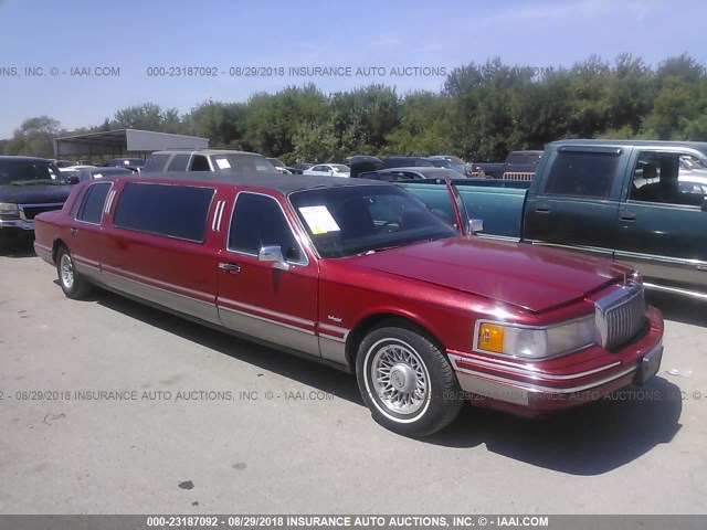 1LNLM81W0RY652694 - 1994 LINCOLN TOWN CAR EXECUTIVE MAROON photo 1