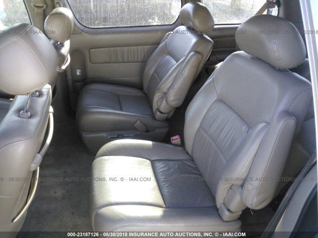 4T3ZF13C8XU165690 - 1999 TOYOTA SIENNA LE/XLE BEIGE photo 8