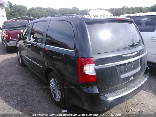 2C4RC1CG1DR633454 - 2013 CHRYSLER TOWN & COUNTRY TOURING L BLACK photo 3