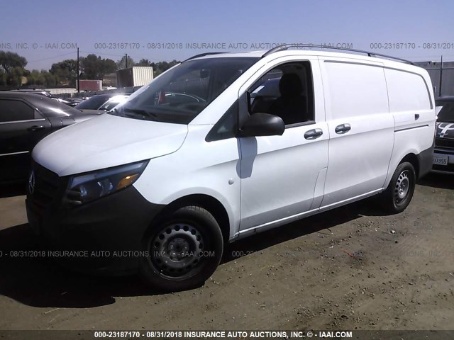 WD3PG2EA0J3445176 - 2018 MERCEDES-BENZ METRIS WHITE photo 2