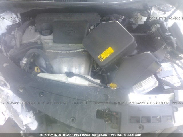 4T1BF1FK2EU315402 - 2014 TOYOTA CAMRY L/SE/LE/XLE 白色 照片 10