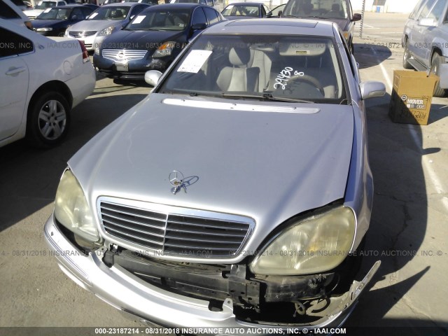 WDBNG70J62A294308 - 2002 MERCEDES-BENZ S 430 SILVER photo 6