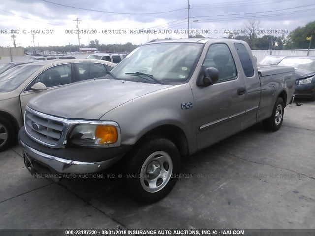 2FTRX17284CA82607 - 2004 FORD F-150 HERITAGE CLASSIC TAN photo 2