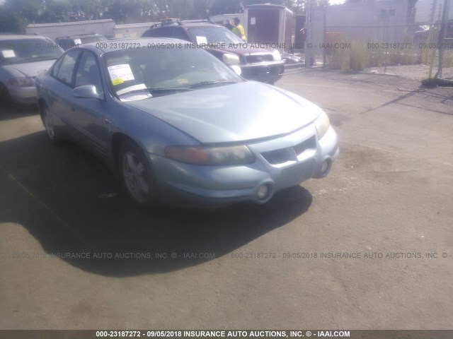 1G2HY52K334168112 - 2003 PONTIAC BONNEVILLE SLE Light Blue photo 1