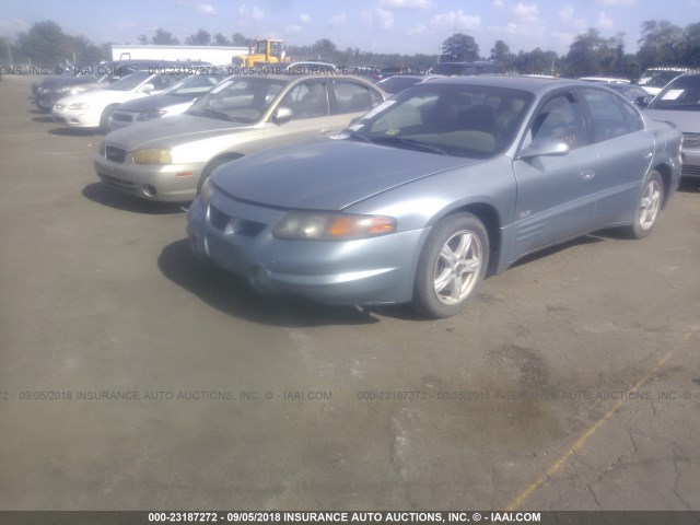 1G2HY52K334168112 - 2003 PONTIAC BONNEVILLE SLE Light Blue photo 2