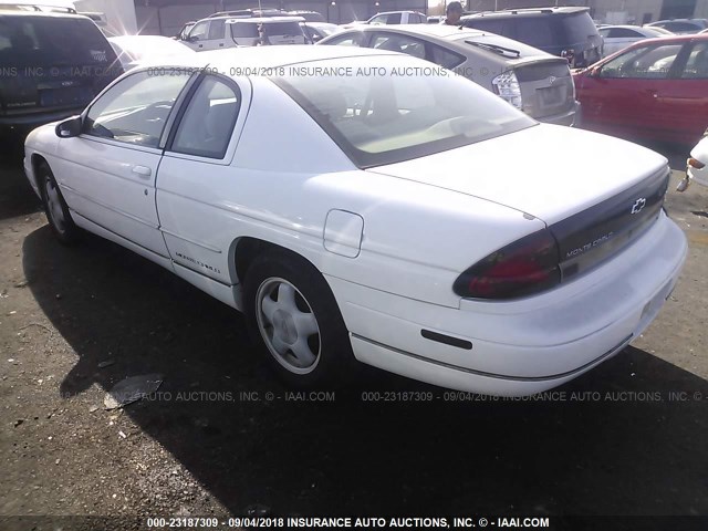 2G1WW12M2W9204109 - 1998 CHEVROLET MONTE CARLO LS WHITE photo 3