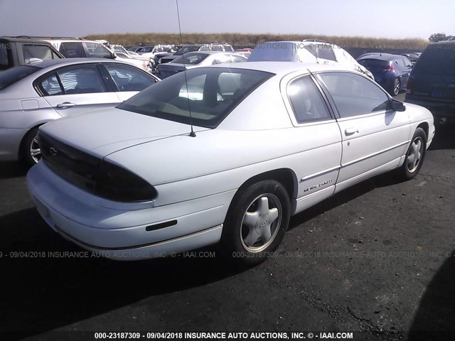 2G1WW12M2W9204109 - 1998 CHEVROLET MONTE CARLO LS WHITE photo 4