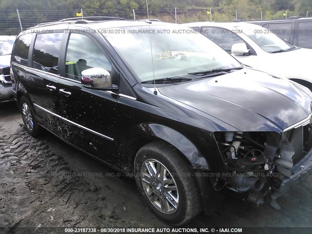 2A8HR64XX8R644716 - 2008 CHRYSLER TOWN & COUNTRY LIMITED BLACK photo 1