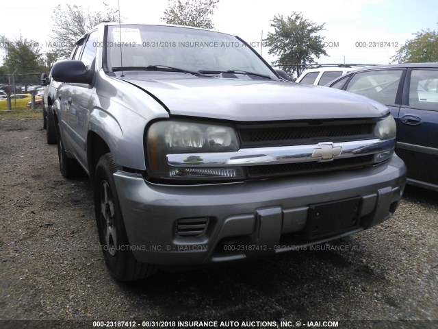 1GNDT13SX52225461 - 2005 CHEVROLET TRAILBLAZER LS/LT GRAY photo 6