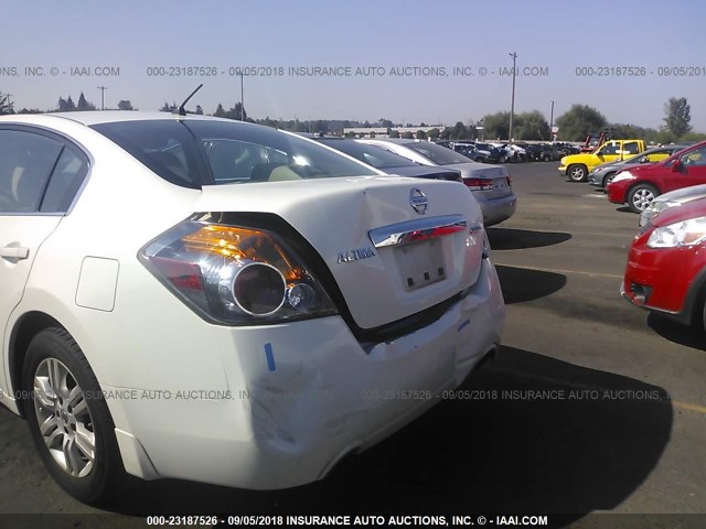 1N4CL2AP7AC185164 - 2010 NISSAN ALTIMA HYBRID WHITE photo 6