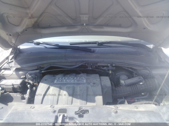 5FNYF28677B014012 - 2007 HONDA PILOT EXL TAN photo 10