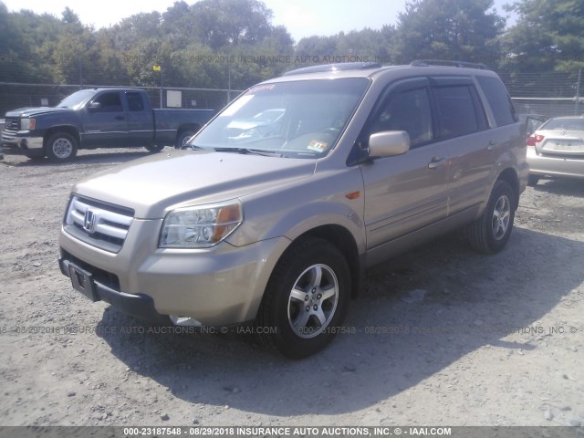 5FNYF28677B014012 - 2007 HONDA PILOT EXL TAN photo 2