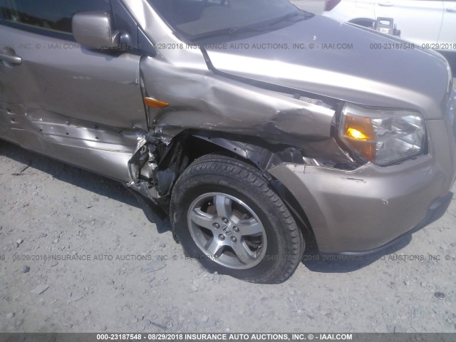 5FNYF28677B014012 - 2007 HONDA PILOT EXL TAN photo 6