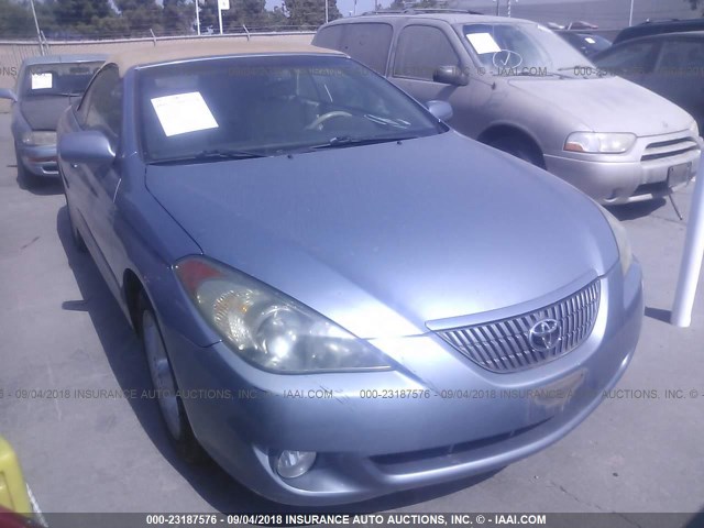 4T1FA38P96U072158 - 2006 TOYOTA CAMRY SOLARA SE/SLE ლურჯი ფოტო 1