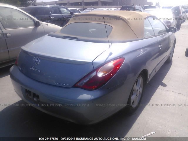 4T1FA38P96U072158 - 2006 TOYOTA CAMRY SOLARA SE/SLE ლურჯი ფოტო 4