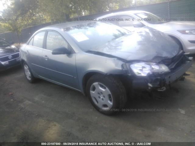 1G2ZF58B274217145 - 2007 PONTIAC G6 VALUE LEADER/BASE BLUE photo 1