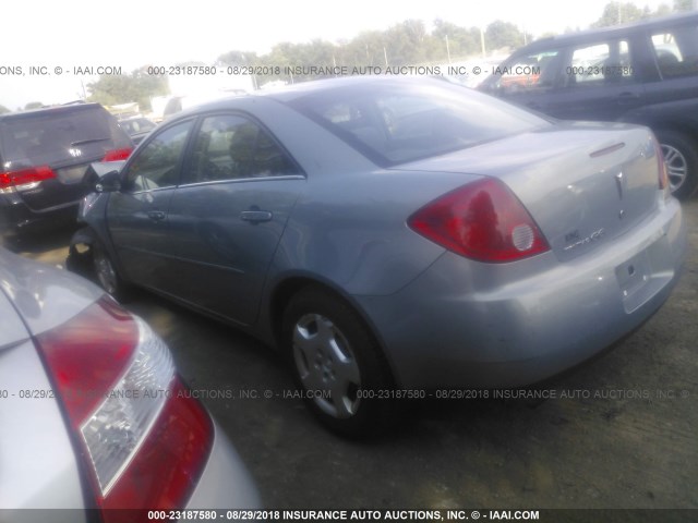 1G2ZF58B274217145 - 2007 PONTIAC G6 VALUE LEADER/BASE BLUE photo 3