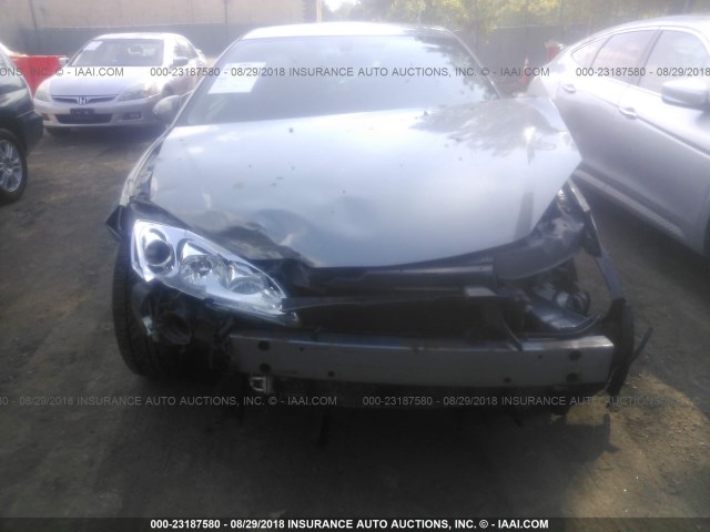 1G2ZF58B274217145 - 2007 PONTIAC G6 VALUE LEADER/BASE BLUE photo 6