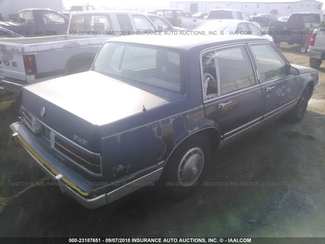 1G4CW5131H1430803 - 1987 BUICK ELECTRA PARK AVENUE Dark Blue photo 4