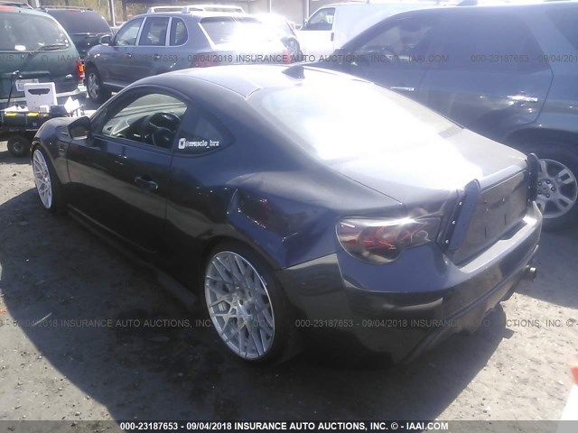 JF1ZCAB13F9606400 - 2015 SUBARU BRZ 2.0 PREMIUM GRAY photo 3