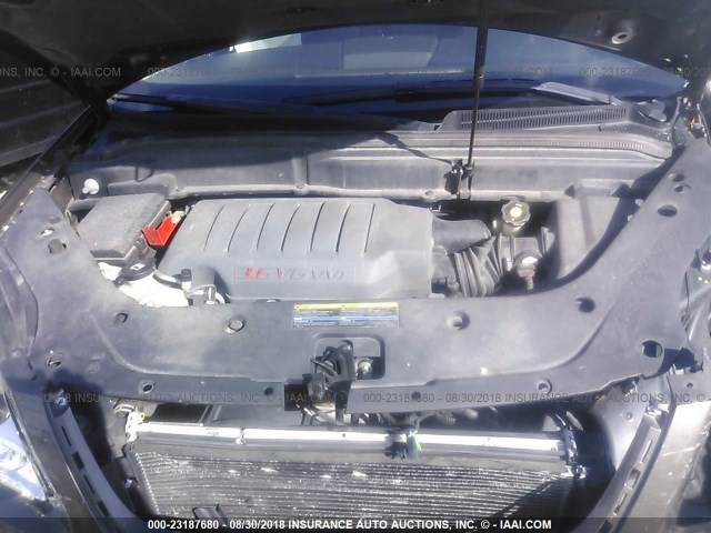 1GKER23797J164436 - 2007 GMC ACADIA SLT-1 BROWN photo 10