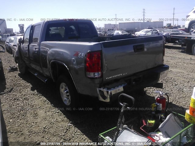 1GTHK63669F135011 - 2009 GMC SIERRA K2500 SLT GRAY photo 3