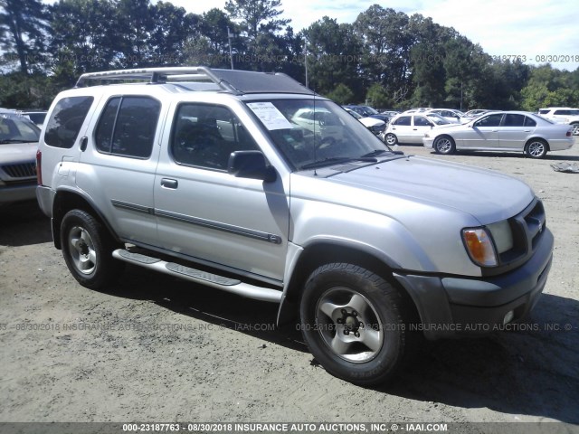 5N1ED28T81C586396 - 2001 NISSAN XTERRA SILVER photo 1