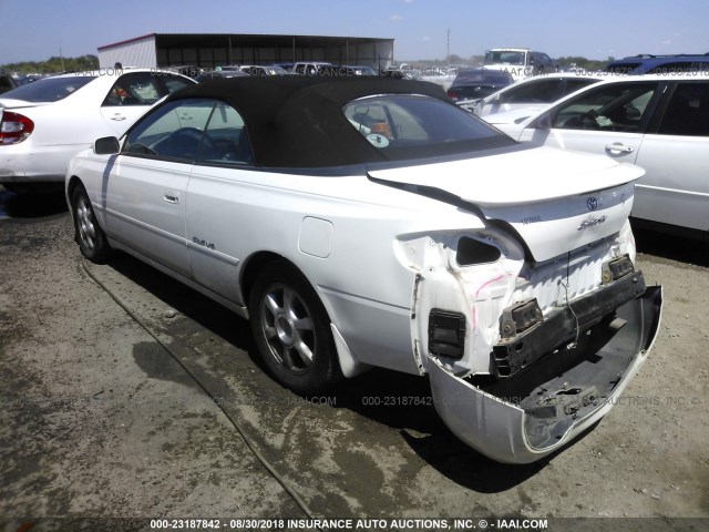 2T1FF28P72C598330 - 2002 TOYOTA CAMRY SOLARA SE/SLE თეთრი ფოტო 3