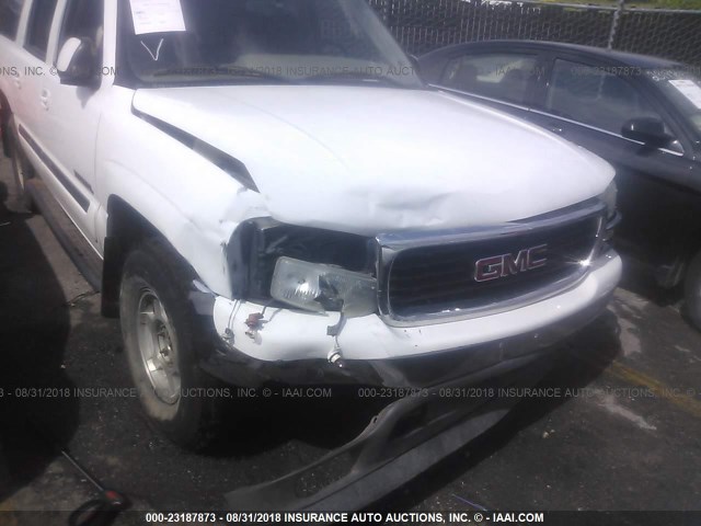 1GKFK16Z35J129324 - 2005 GMC YUKON XL K1500 WHITE photo 6