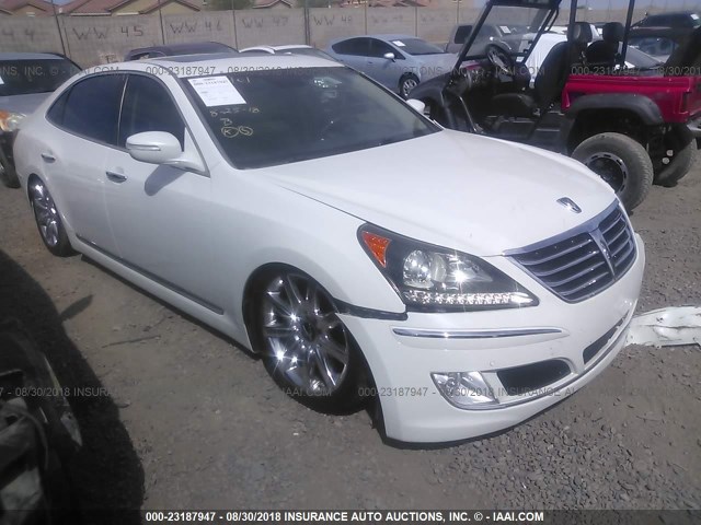 KMHGH4JH7CU056500 - 2012 HYUNDAI EQUUS SIGNATURE/ULTIMATE WHITE photo 1